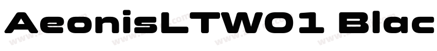 AeonisLTW01 BlackIta字体转换